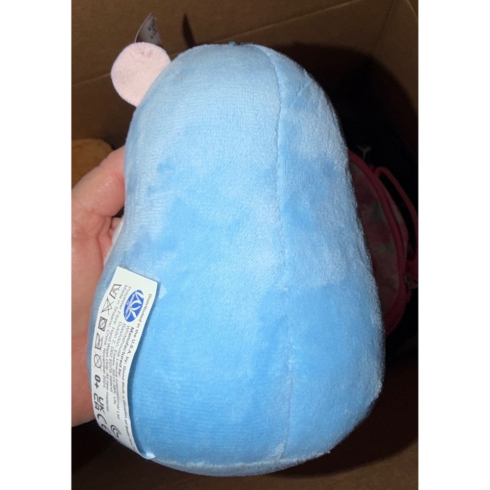 Hamster Kawaii Kuties Blue White Plush Toy NWT - Picture 3 of 3